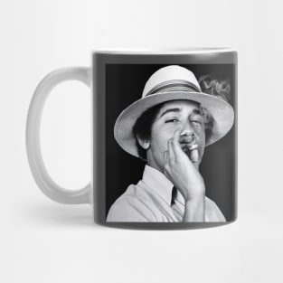 Barack Obama Smoking Vintage Large Image Mug